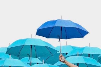 Image of umbrellas